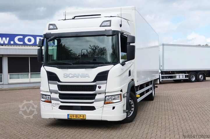 Box body Scania P250 4x2 Bak + Anteo klep 2200 kg