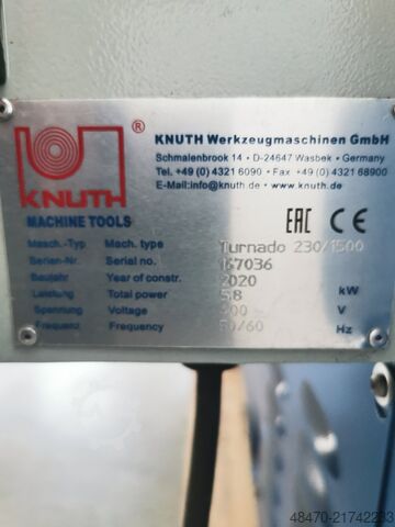 Leit-/Zugspindeldrehmaschine Knuth Turnado 230 x 1500