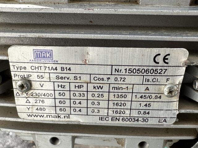 Potveer conveyor 205 x 70 cm POTVEER 
