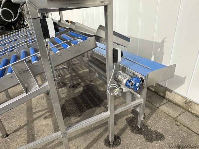 BCK produktions- und Verpackungslinie mit Rollenförderern BCK 