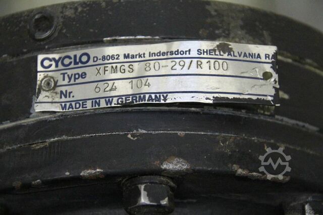 Gear motor 24 V for electric forklifts Cyclo XFMGS 80-29/R100