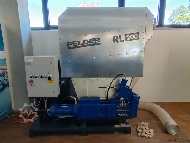 Mobile Absauganlage Felder RL 200 mit Brikettierpresse