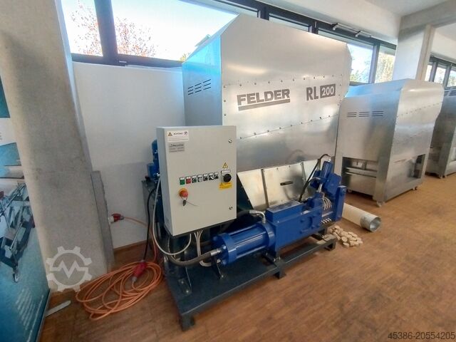 Mobile Absauganlage Felder RL 200 mit Brikettierpresse