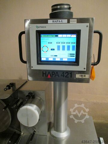 Labelling maschine für Ampullen HAPA #3489 421 Etikettendruck, Labelling