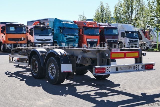 Swap chassis trailer  Tandem BDF Wechselfahrgestell SAF-Achsen