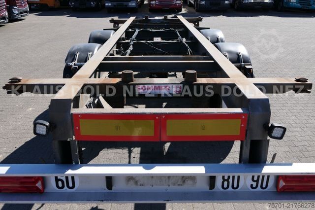 Swap chassis trailer  Tandem BDF Wechselfahrgestell SAF-Achsen