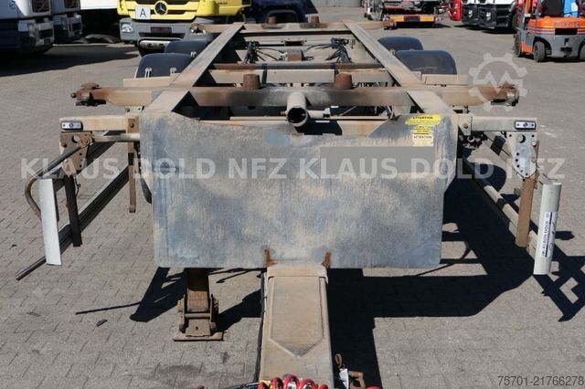 Swap chassis trailer  Tandem BDF Wechselfahrgestell SAF-Achsen