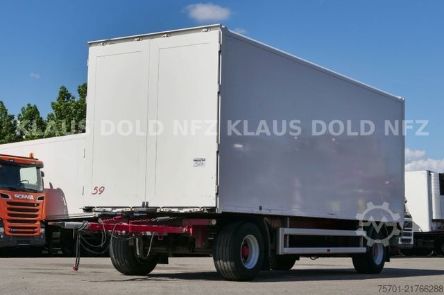 Box trailer SPIER AGL 290 Koffer 47m³ Durchladeeinrichtung LBW