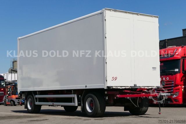 Box trailer SPIER AGL 290 Koffer 47m³ Durchladeeinrichtung LBW