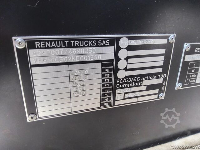 Standard-SZM Renault T HIGH 480 6x2 - 70 TON PUSHER - EURO 6 - VF610...