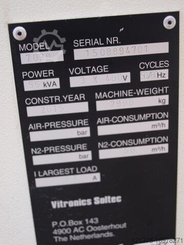 SMD reflow oven Vitronic Soltec 1040N