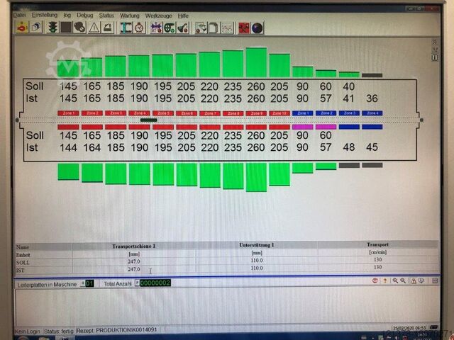 SMD reflow oven Vitronic Soltec 1040N