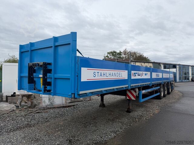 Open semitrailer WEB-TRAILER 3-Achs.Alcoa.Lenkachse.Liftachse.Stahltransporte