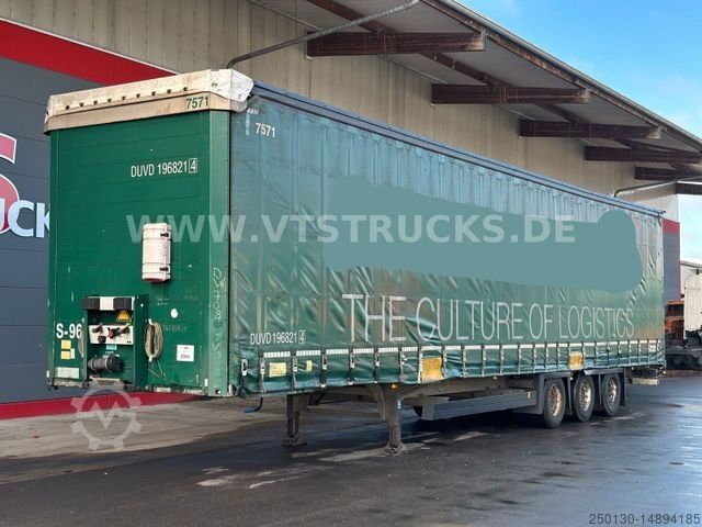 ▷ Used Flatbed + tarpaulin Schmitz Cargobull S01 Megatrailer Pritsche+Plane  Edscha Verdeck for sale 