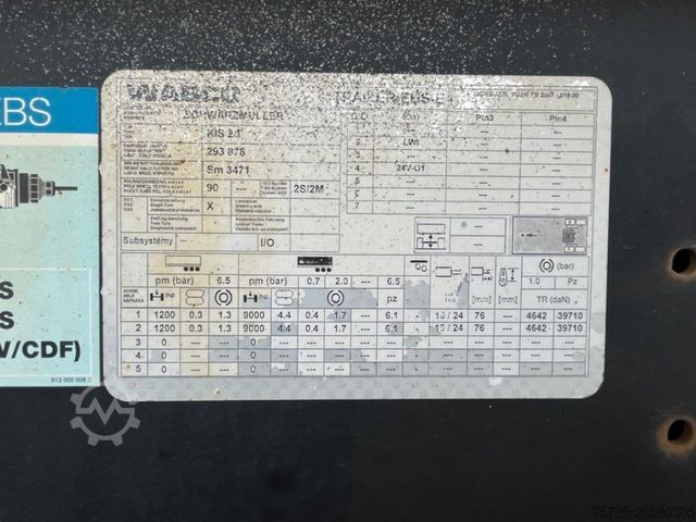 Tipper semitrailer SCHWARZMÜLLER K-Serie K202 Kippauflieger Halfep. ca. 24m³