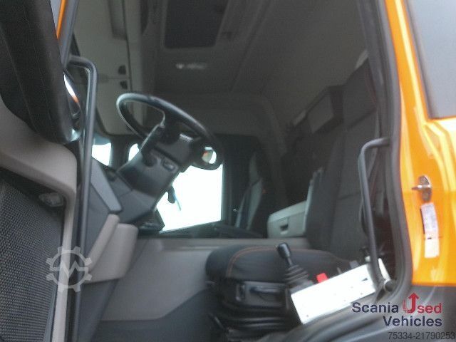 Three-sided tipper truck Scania P 450 B4x4HZ ALLRAD HIAB X-HIDUO 108 E-3U