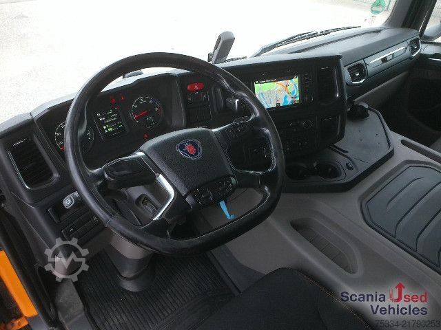 Three-sided tipper truck Scania P 450 B4x4HZ ALLRAD HIAB X-HIDUO 108 E-3U