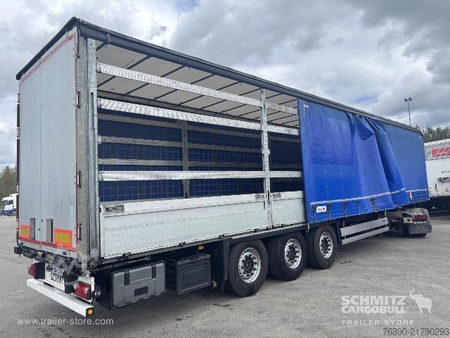 Open semitrailer with tarp Schmitz Cargobull Semitrailer Curtainsider Standard