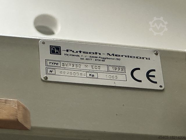 Panel saw upright Putsch Meniconi TYPE SVP950 M ECO
