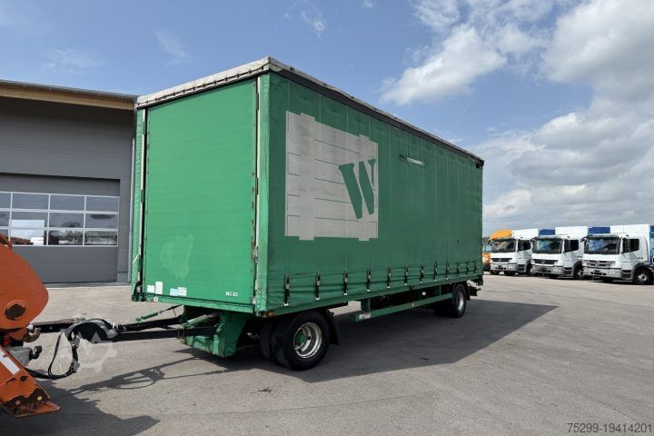 Open trailer with tarp Jngo 18 P Pritsche-Plane/ Swiss-Vehicle