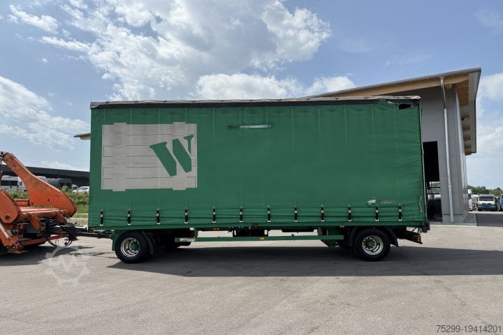 Open trailer with tarp Jngo 18 P Pritsche-Plane/ Swiss-Vehicle
