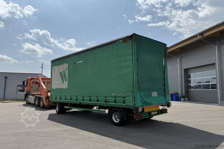 Open trailer with tarp Jngo 18 P Pritsche-Plane/ Swiss-Vehicle