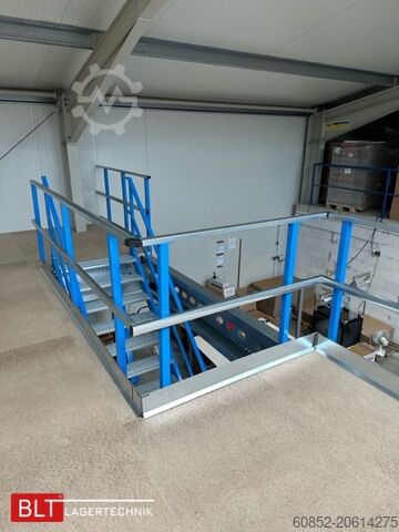 Storage platform 10x10m Lagerbühne , Belastung : 500kg/qm Unterkante: 3m ,ca. 100qm , Systembühne