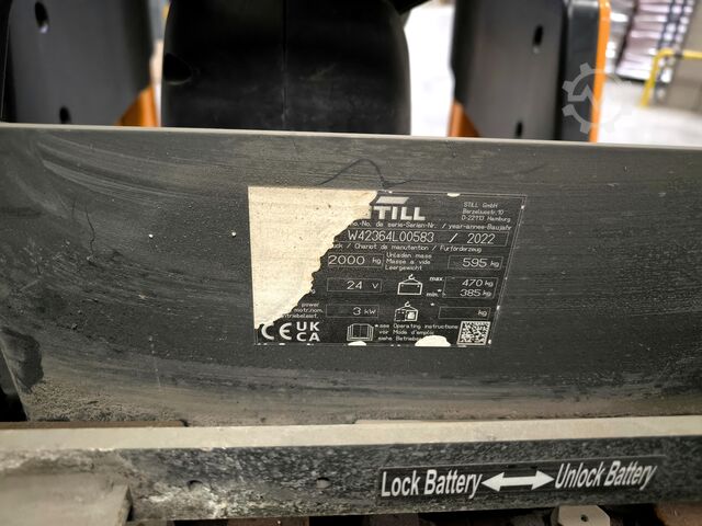 Electric low-lift pallet truck Still EXH-S 20