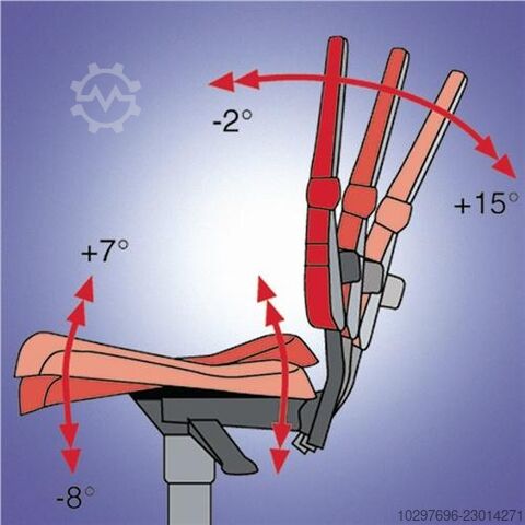Sintec B industrial swivel chair - 1 piece BIMOS 