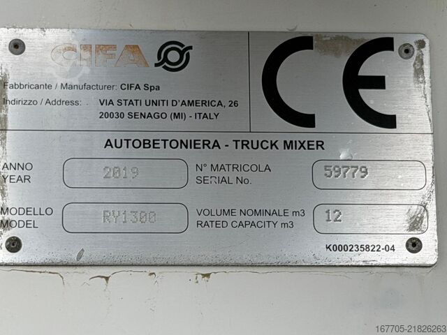 Concrete mixer truck MAN TGS 41.500