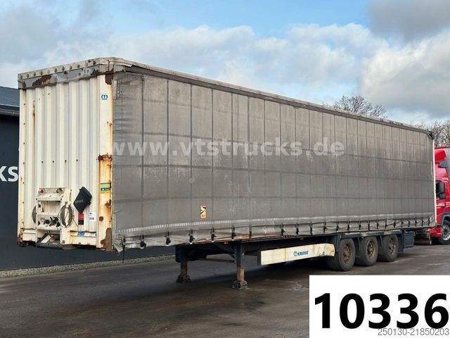 Open semitrailer with tarp KRONE SD  Pritsche + Plane Edscha-Verdeck Mega