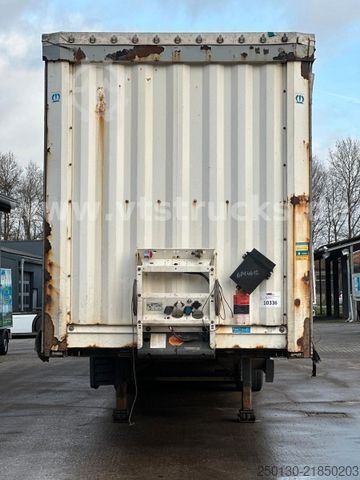 Open semitrailer with tarp KRONE SD  Pritsche + Plane Edscha-Verdeck Mega