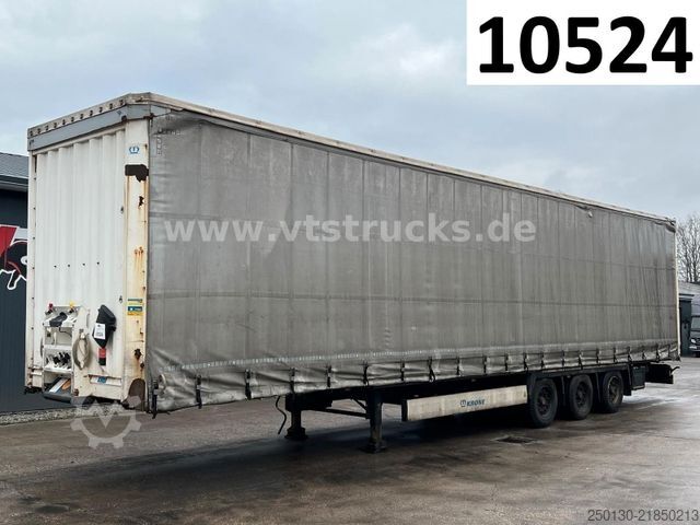 Open semitrailer with tarp KRONE SD  Pritsche + Plane Edscha-Verdeck Mega