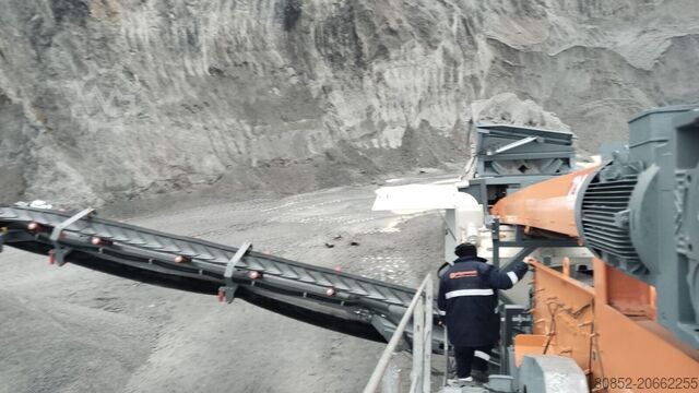 Crushing plant Polygonmach PTS155   1500x5000mm  3 decks  track screen