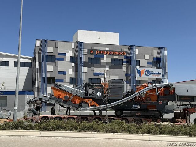 Crushing plant Polygonmach PTV800  track mounted vertical shaft impactor