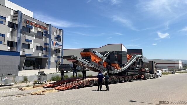 Crushing plant Polygonmach PTV800  track mounted vertical shaft impactor
