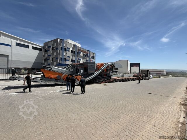 Crushing plant Polygonmach PTV800  track mounted vertical shaft impactor