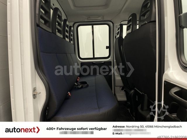 Transporter mit Pritsche & Plane IVECO Daily 70C18H DoKa *Werkstatt* LBW+7-SITZE (5268)