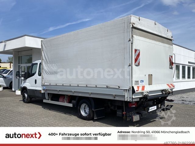 Transporter mit Pritsche & Plane IVECO Daily 70C18H DoKa *Werkstatt* LBW+7-SITZE (5268)