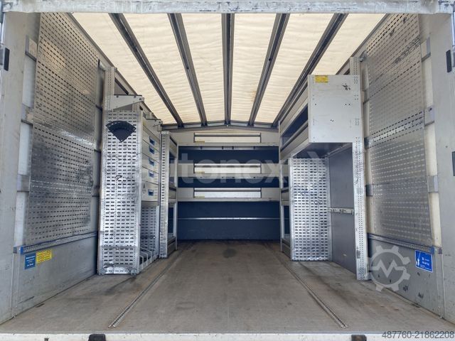 Transporter mit Pritsche & Plane IVECO Daily 70C18H DoKa *Werkstatt* LBW+7-SITZE (5268)