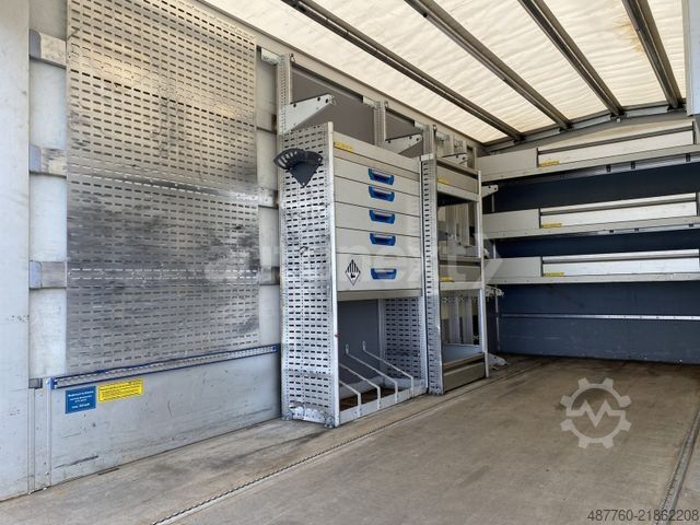 Transporter mit Pritsche & Plane IVECO Daily 70C18H DoKa *Werkstatt* LBW+7-SITZE (5268)
