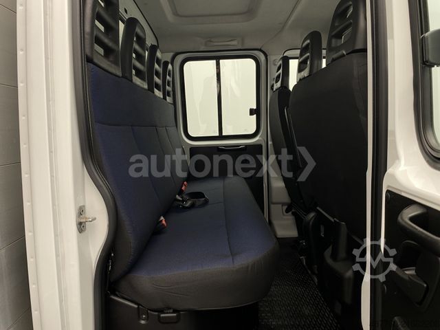 Transporter mit Pritsche & Plane IVECO Daily 70C18H DoKa *Werkstatt* LBW+7-SITZE (5268)