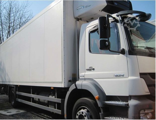 Refrigerated truck MERCEDES-BENZ Axor 1824 Koffer 7,90 m LBW Klima 4 x vorhanden