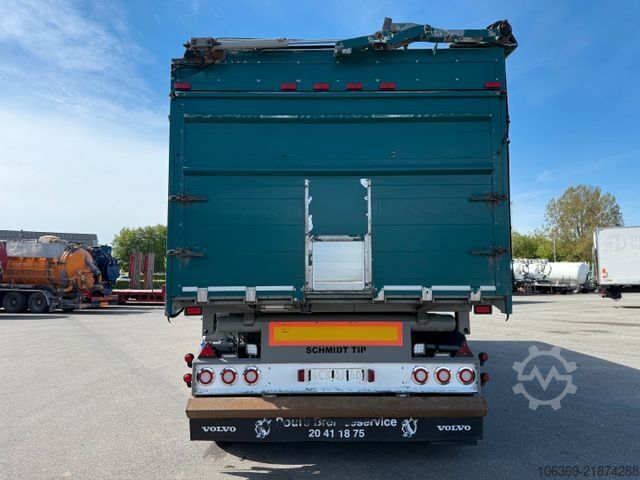 Three-way tipper trailer SCHMIDT 30 t. Dreiseiten Getreidekipper m/Ecotop