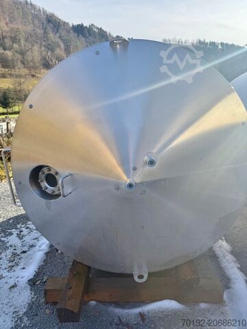 2700 Liter heiz-/kühlbarer, isolierter Druckbehälter aus V2A Kaspar Schulz K0177