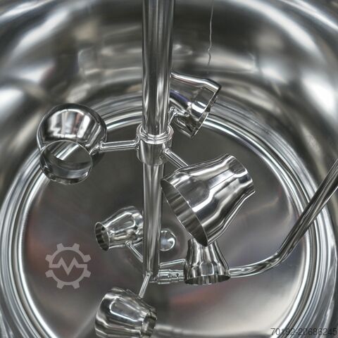 956 liter mobile, heatable/coolable agitator tank made of V4A with paddle agitator Pharma-Planung u. Anlagenbau GmbH B0059