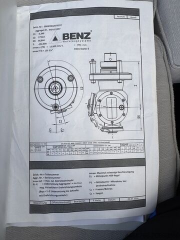 Bearbeitungszentrum-Aggregat Homag Benz Saw aggregate
