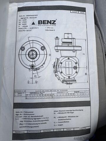 Bearbeitungszentrum-Aggregat Homag Benz Saw aggregate