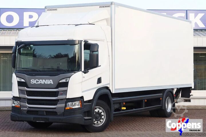 Box body Scania P280 4x2 Bak + Dhollandia Klep 2000 KG