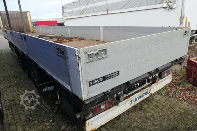 Auflieger mit Arbeitsbühne KRONE SD, Verbreiterbar, Luft-Lift, Rungen, Multi-Lock